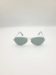 Ray Ban P Aviator Classic Sunglasses Mens Silver Frame - Picture 1 of 6