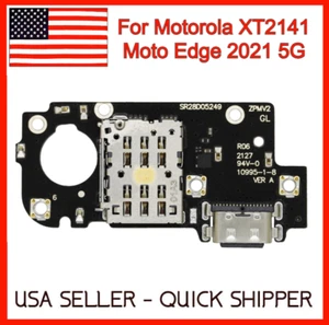 USB Charging Port Board Dock Connector For Motorola Moto Edge 2021 5G XT2141 - Picture 1 of 1