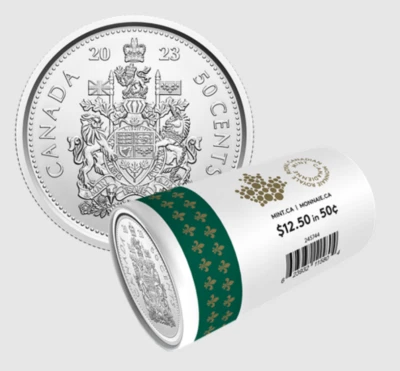 2023 CANADA King Charles III 50 cent roll special wrap Collector's edition - Image 1 of 4