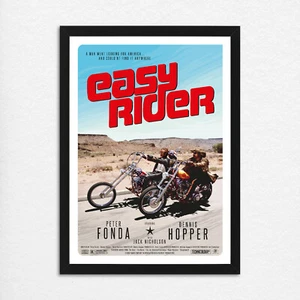 Easy Rider Movie Poster - Alternative Film Poster Design Cinema 24 X 36 Inches - Picture 1 of 4