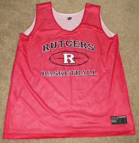 Rutgers Scarlet Knights Basketball Reversible Practice Jersey - New Balance 2XL Cover