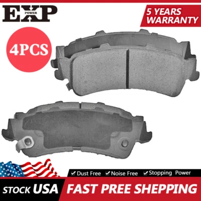 Rear  Ceramic Brake Pads For GMC Yukon Sierra 1500 Safari Chevy Silverado 1500 - Image 1 of 4