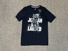 T-shirt graphique homme noir Nike Air Jordan « NAS LANDED » taille M/moyenne neuf avec étiquettes !