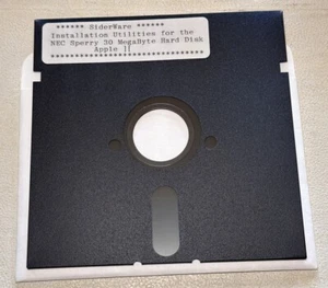 "Utilidades de instalación de siderware Apple II 5,25"" NEC Sperry disco duro de 30 MB DOS 3,3" - Imagen 1 de 3