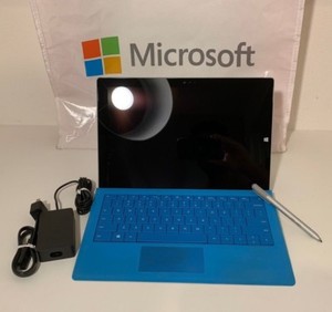 Microsoft Surface Pro 3 Core i5-4300 1.9GHz 4GB 128GB Bundle Keyboard Office 365