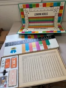 Vintage 1963 Stock Market Game Whitman Publishing Complete Pieces still Sealed - Picture 1 of 4