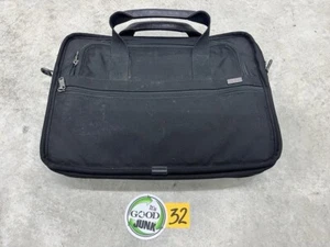 Sacoche pour ordinateur portable TUMI noir nylon balistique basique mallette avec sangle - Photo 1/12