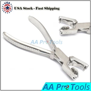 Ainsworth Punch Pliers, Rubber Dam Sheets Leather 5 Holes Dental Instruments - Picture 1 of 2