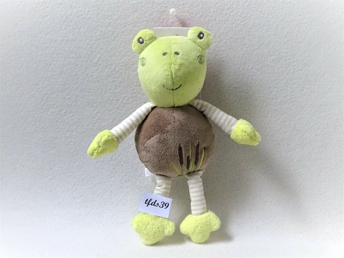 Plüschtier Frosch – Süßer Kuschelfrosch – 13 Cm Lang – Weich Mit Granulat Gefüllt – Breite Ca. 20 Cm