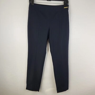 Tory Burch 28x26 Callie Skinny Ankle Dress Pants Side Zip Blue Women's Size 0 - Image 1 of 4