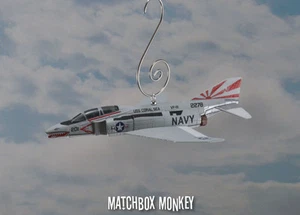 F4 Phantom US Navy Weihnachtsschmuck Flugzeug Jet Top Gun Sundowners Vietnam - Bild 1 von 13