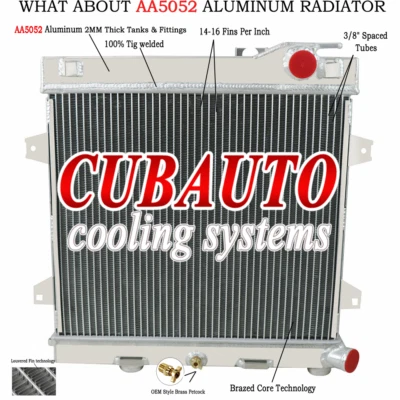 CUBAUTO 2 Rangée Radiateur Pour BMW 3 E30 M3 2.3 1985-1991/320IS S14 1987-1993 1988 FR