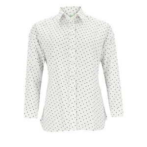 Finamore Bluse Damen Weiß Muster Baumwolle Langarm ( ehem. UVP € 248,00) - Bild 1 von 4