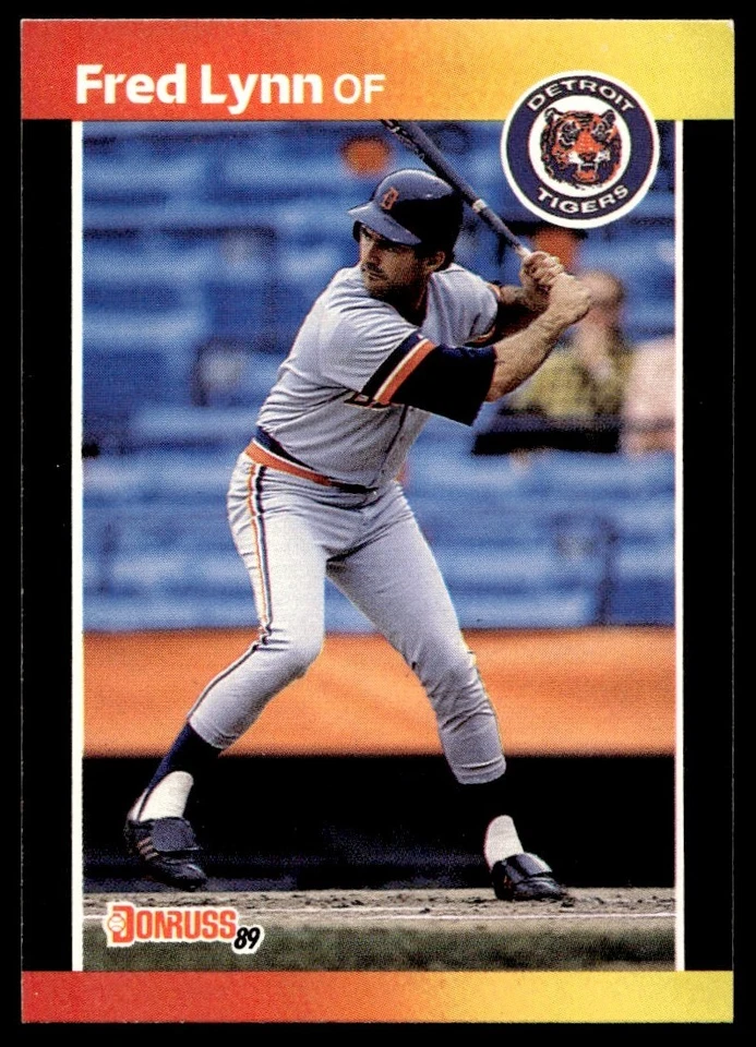 1989 Donruss Fred Lynn Detroit Tigers #563 - Image 1 of 2