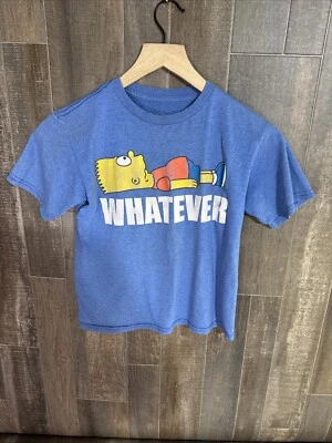 Camiseta Los Simpson Bart Simpson Whatever Juvenil Mediana (8) Foto 1 de 4