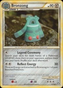 (HSTR-015) Bronzong (R) Pokemon HGSS Triumphant # 15 - Picture 1 of 1