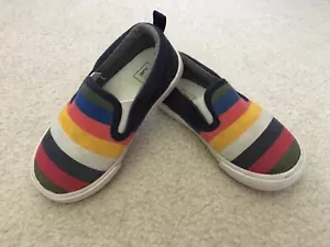 GAP Niños Color Rayas Zapatos Sin Cordones Tenis Suaves Niño Pequeño Talla US 7 EU 24 - Imagen 1 de 11