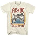 AC/DC Salute Natural Adult T-Shirt