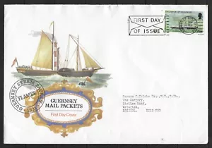 GB Guernsey: 1972 Guernsey Mail Packets Large FDC - Guernsey Cancel - Picture 1 of 2