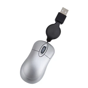 1 Stück KreativeMini-USB einziehbare USB-Maus-Kabel Maus Mini-Teleskopmaus - Bild 1 von 18