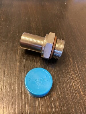 SWAGELOK SS-16-TA-1-16ST STAINLESS STEEL 1”tube x 1 5/16-12 SAE/MS straight  - Image 1 of 3