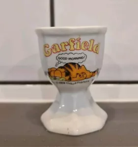 Garfield "Good Morning" Egg Cup 1978 Vintage - Picture 1 of 3