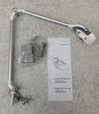 Humanscale Element 790 LED Adjustable Dimmable Task Lamp Light White