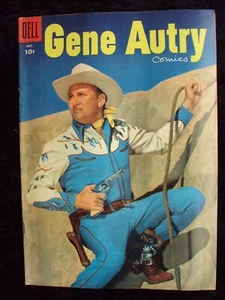 GENE AUTRY COMICS #101 1955 DELL GOLDEN AGE WESTERN COMIC PHOTO COVER - Picture 1 of 2