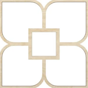 Ekena Millwork Ceiling Panels (39" x 39") Decorative Fretwork Wood Birch Brown - Picture 1 of 6