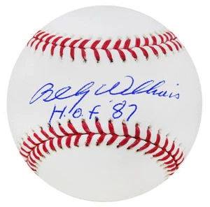 Cubs BILLY WILLIAMS Signed Official MLB Baseball w/HOF'87 - SCHWARTZ - Picture 1 of 1