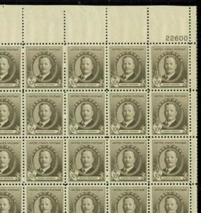 EE. UU. #888, 10 ¢ Frederic Remington, hoja completa de 70, og, NH, en muy buen estado, Brookman $165 - Imagen 1 de 2