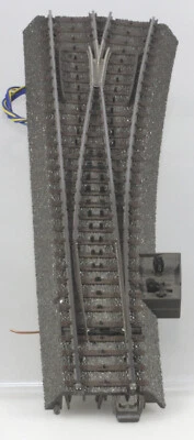 Marklin #24712 C Track Wide RadiusTurnout, #74490 Turnout Motor + #74470 LED - Image 1 of 2