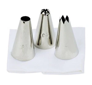 Tala Icing Bag Cake Decorating Baking With Set Of 3 Nozzles Stainless Steel. - Picture 1 of 4
