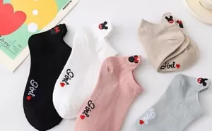 Socken Sneaker Minnie Mouse 5 Paar Größe 35/38 - Bild 1 von 3