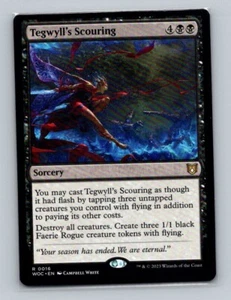 1x MTG - Tegwyll's Scouring (0016) - Commander Wilds of Eldraine - WOC- NM - Picture 1 of 2