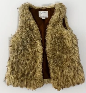 Old Navy Girls Vest Size S 6-7 Multicolor Faux Fur Sleeveless - Picture 1 of 5