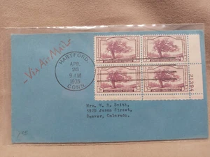 US First Day Issue Cover - # 772 Connecticut Tercentenary 3¢ (FDC772-3) - Picture 1 of 1