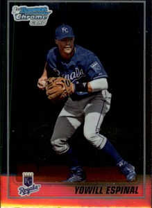 2010 Bowman Chrome Prospects Royals Baseball Card #BCP84 Yowill Espinal
