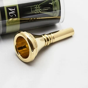Genuine Marcinkiewicz 4 24K Gold Bass Trombone Mouthpiece NEW - Picture 1 of 5