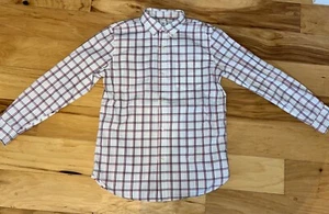 GAP KIDS BOYS BLUE & RED CHECKERED BUTTON DOWN SIZE 14-16 EXCELLENT COND LD3 - Picture 1 of 3