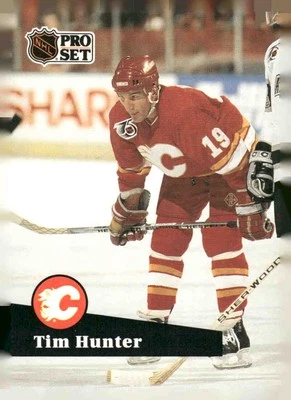 1991-92 Pro Set #366 Tim Hunter - Image 1 of 2