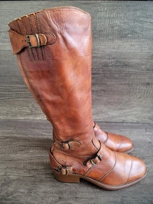 Botas de montar altas Belstaff Trialmaster de cuero marrón para mujer talla EU 37 US 7. Foto 1 de 4