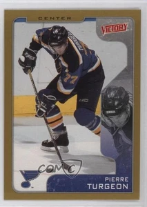 2001-02 Upper Deck Victory Gold Pierre Turgeon #310 Salón de la fama - Imagen 1 de 3