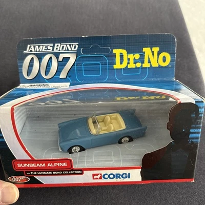 CORGI 1:36 BLUE SUNBEAM ALPINE TY02501 DR NO JAMES BOND 007 NEW UNOPENED BOX - Image 1 of 4