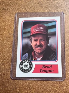 Tarjetas de carrera Maxx 1988 # 12 Brad Teague - Imagen 1 de 2