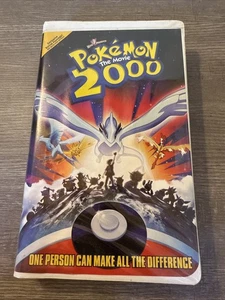 Pokémon the Movie 2000 VHS Clamshell Edition - Imagen 1 de 3
