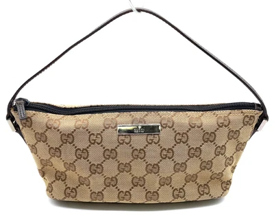 Auth GUCCI GG Canvas Beige Accessory  039.1103 2123 Handbag NS092151 - Image 1 of 4