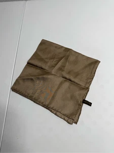 Elegant Pure Silk Square 16” X 16”Scarf Sand Beach Solid Colour Collection Small - Picture 1 of 5