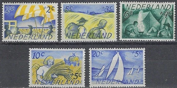 Netherlands Scott B194-8 MH LotBDP35613 - Image 1 of 1