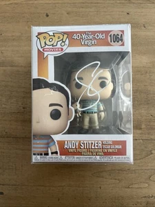 Steve Carell firmato FUNKO POP! #869 (LA VERGINE DI 40 anni) Autografo con certificato di autenticità - Foto 1 di 4
